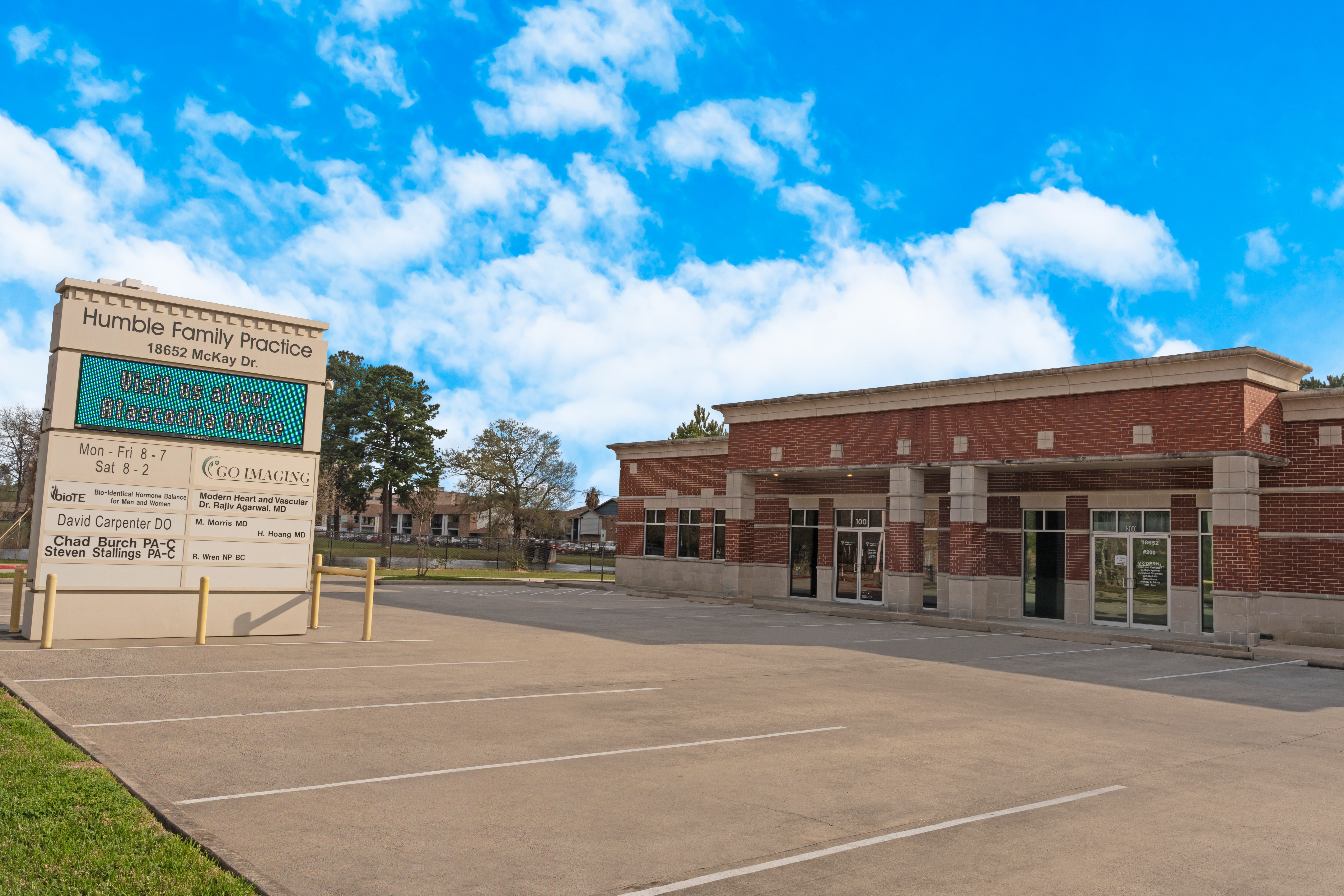 Village Medical - Humble - 18652 McKay Blvd.,  Humble, TX, 77338.